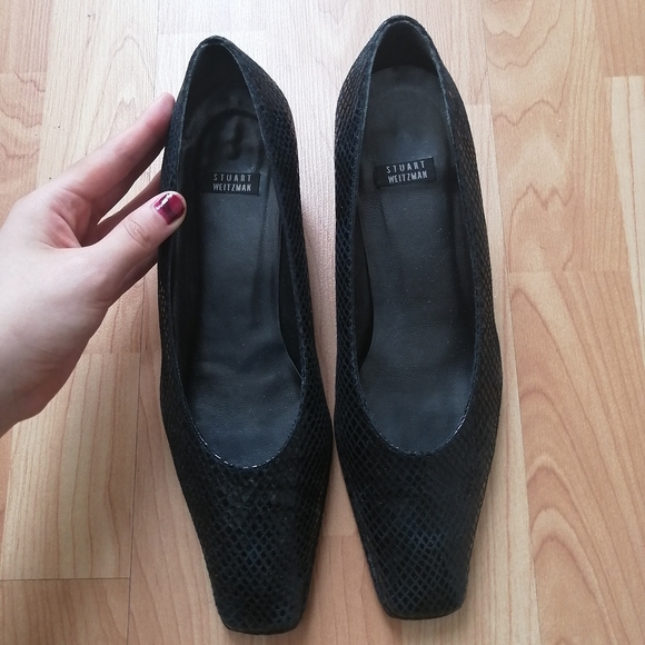 VINTAGE Staurt Weitzman Block Heels - Picture 4 of 6